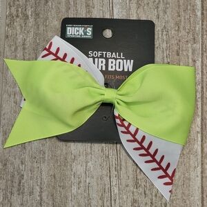 Softball Hair Bow